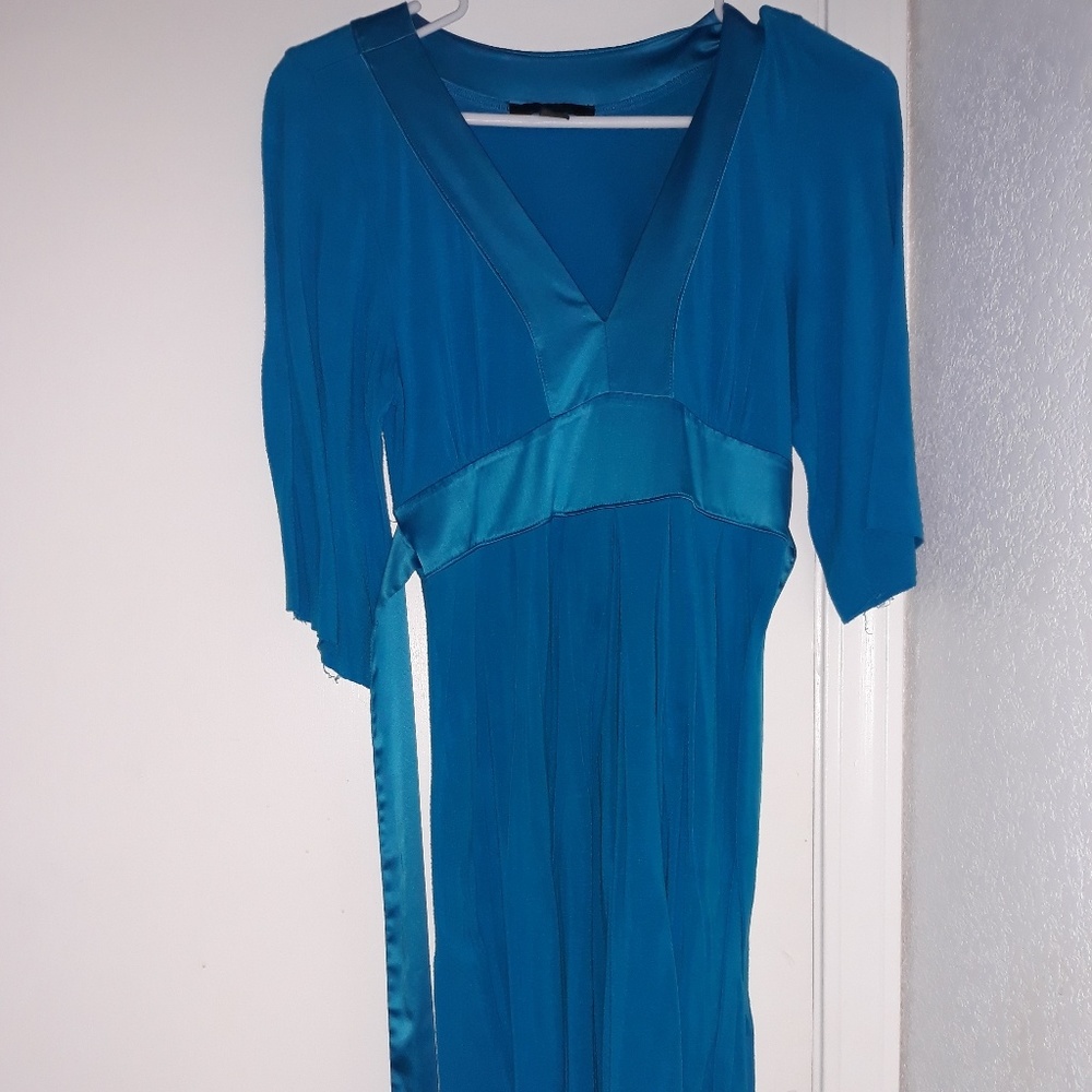 Express Blue Mini Tshirt Dress XS
